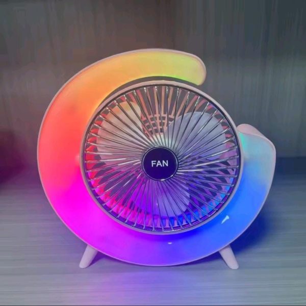 Mini Rechargable LED Fan Gadget spark