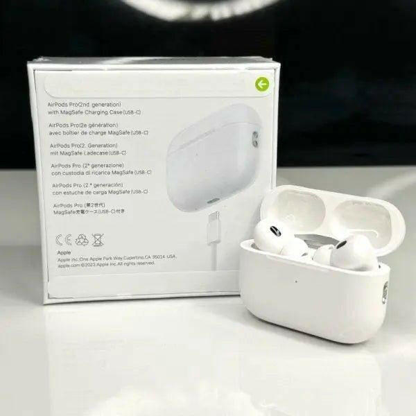 AirPods Pro 2nd Generation with Charging Case showcasing noise-cancelling AirPods Pro features
