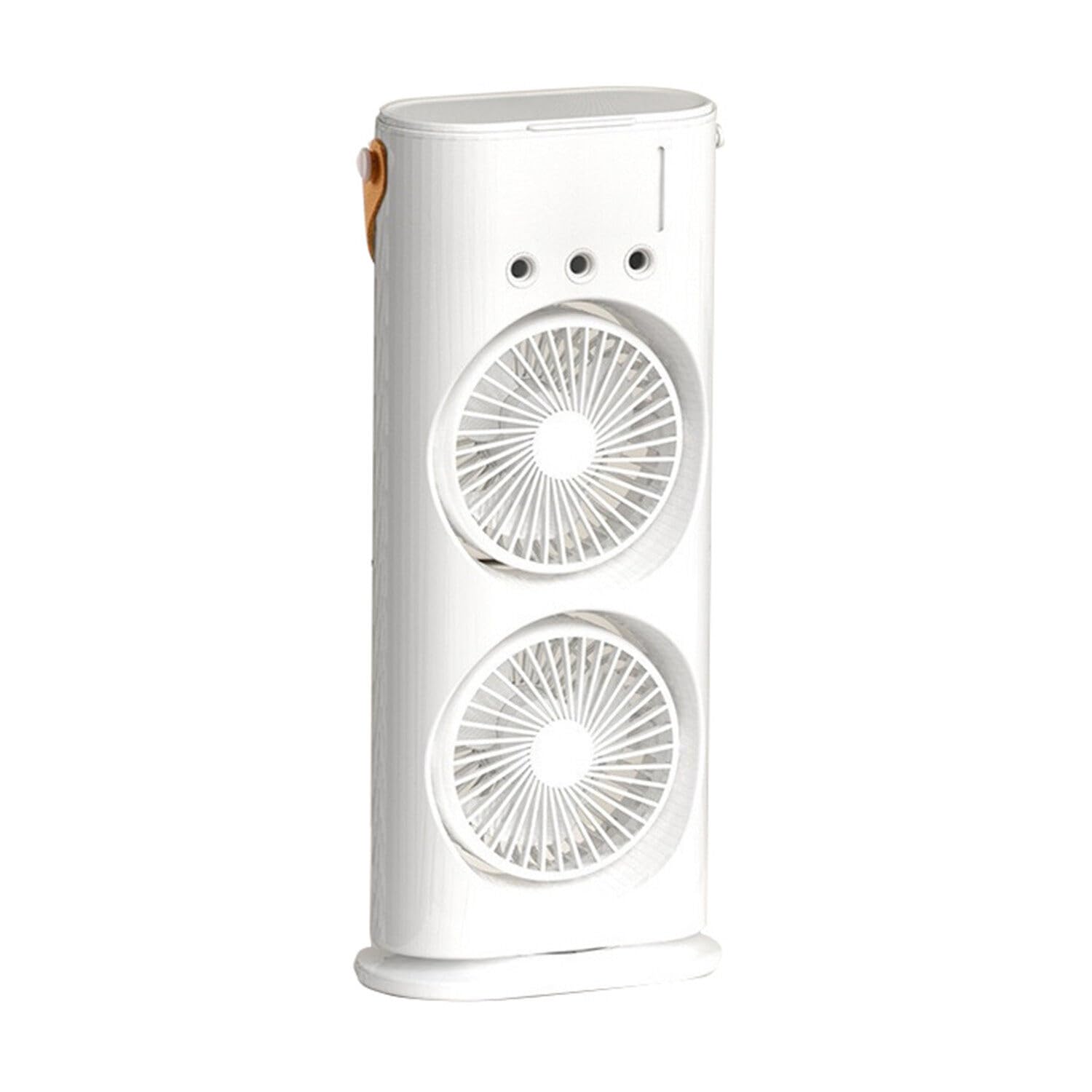 Double head tower fan with control humidifier 180 ° adjustable 90 ° rotary desk fan