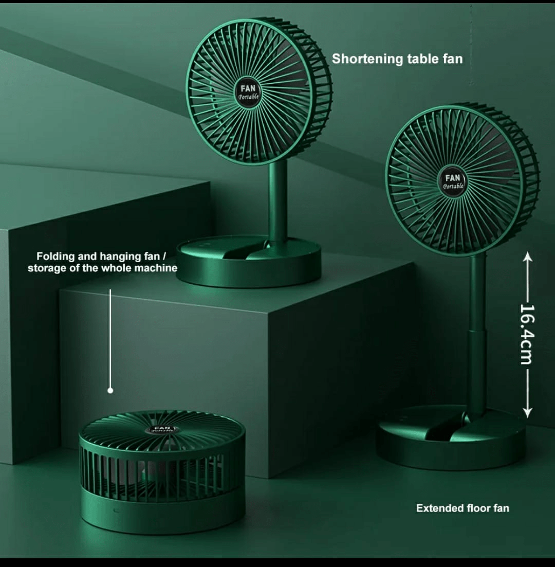 Elescope Rechargeable Fan Best Portable Rechargeable Fan for Travel & Home
