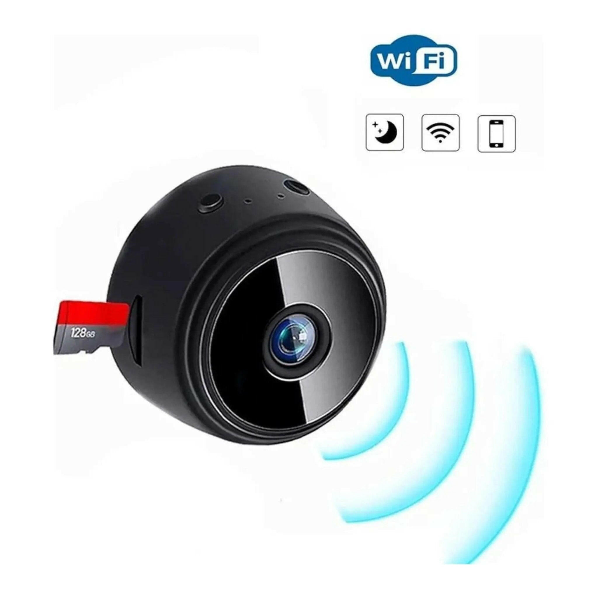 Gadget Spark small Wi-Fi security camera with sleek design and wireless connectivity options